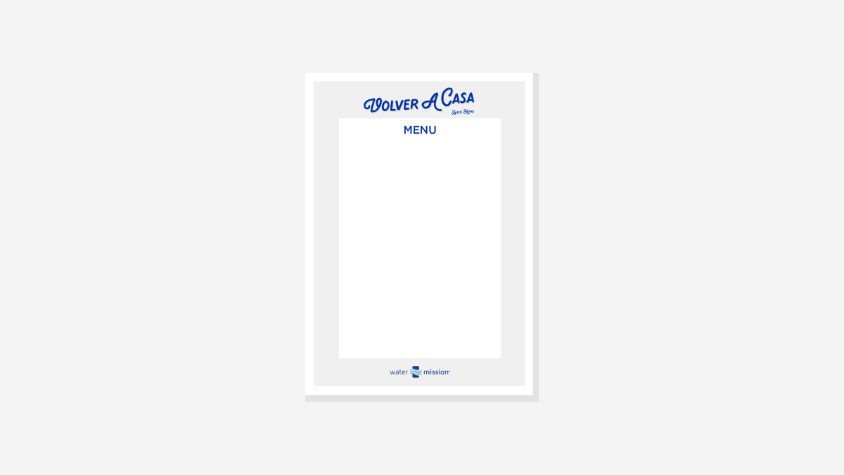 Menu Cards